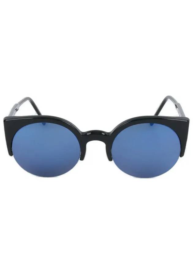 Retrosuperfuture Lucia 라운드 프레임 선글라스 LUCIABLACKBLUE_RPE
