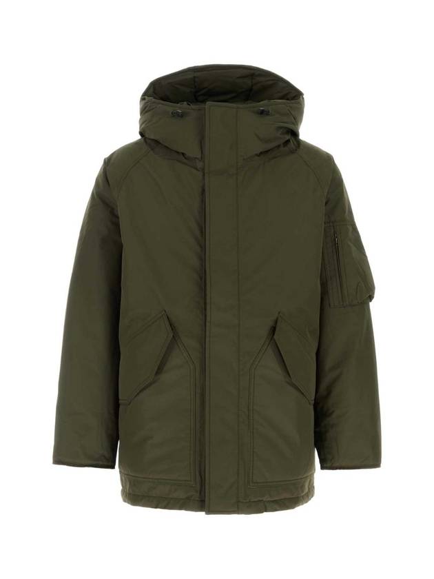 나나미카 아미 그린 폴리에스터 다운 재킷 SUBF357E KG