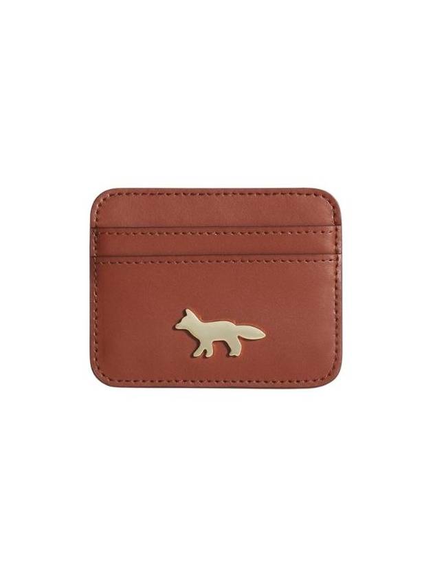 메종 키츠네 에디 카드 홀더 브라운 OW05700LR0001 P280
