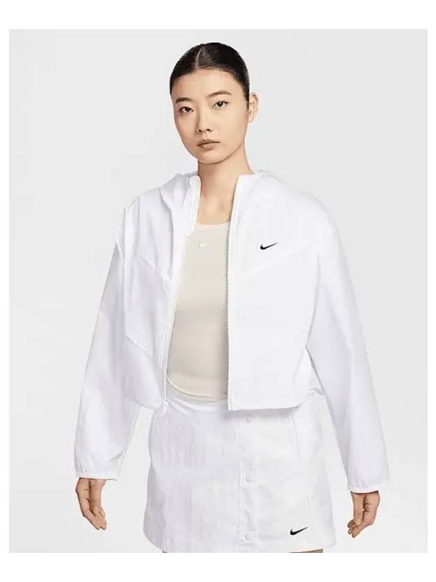 일본 나이키 NSW 스포츠웨어 윈드러너 우먼 루즈 우븐 후드 자켓 재킷 HJ1183 100