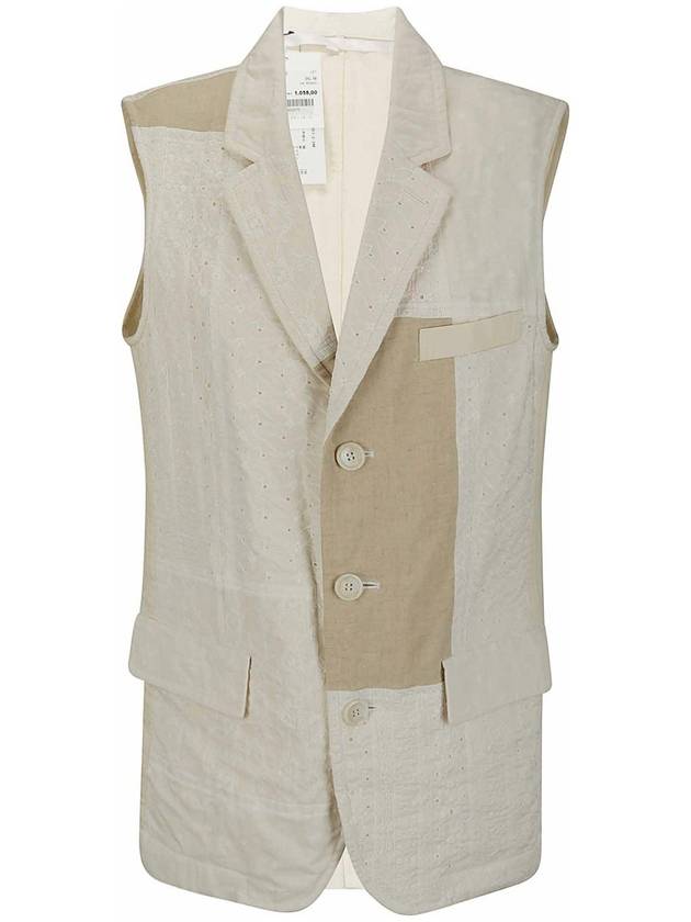 Tao Embroidered broderie anglaise waistcoat