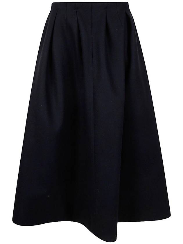 Patou Mid Length Volume Pleated Skirt
