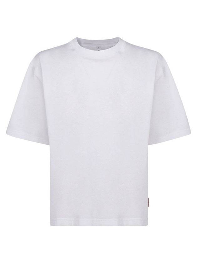 아크네 스튜디오 크루넥 반팔 티셔츠 화이트