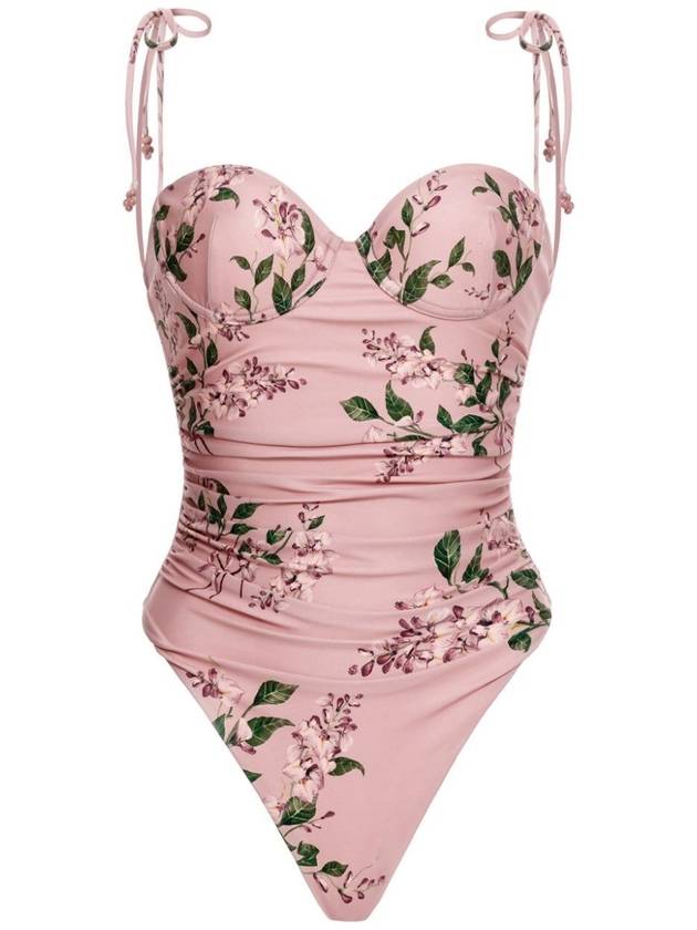 Agua By Agua Bendita `Rabano Wisteria` One-Piece Swimsuit