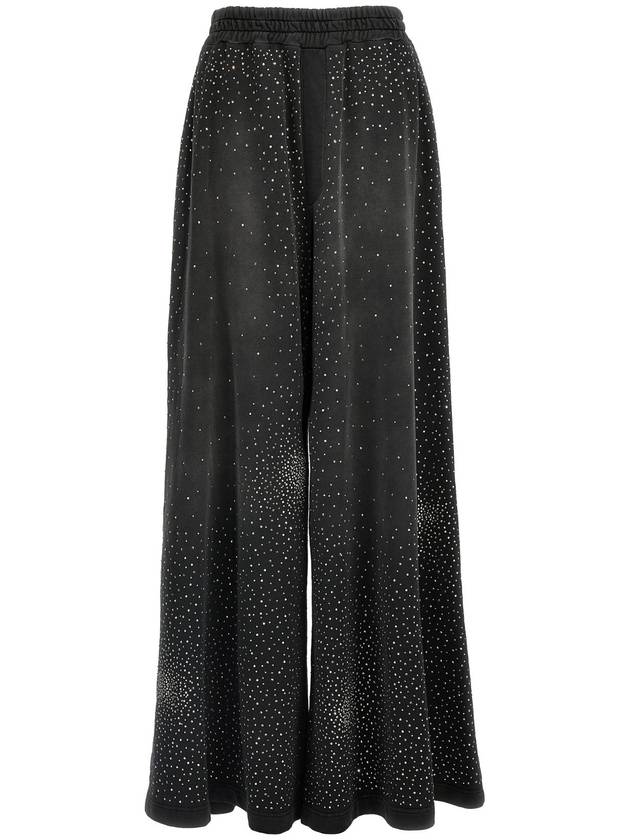 GIUSEPPE DI MORABITO Rhinestone joggers 03FWPA115FC0337799