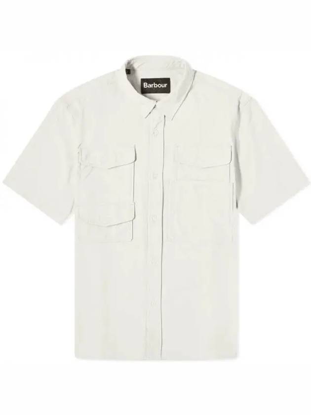 바버 Lisle Safari 반팔 셔츠 미스트 MSH5457BE12MSH5457BE12