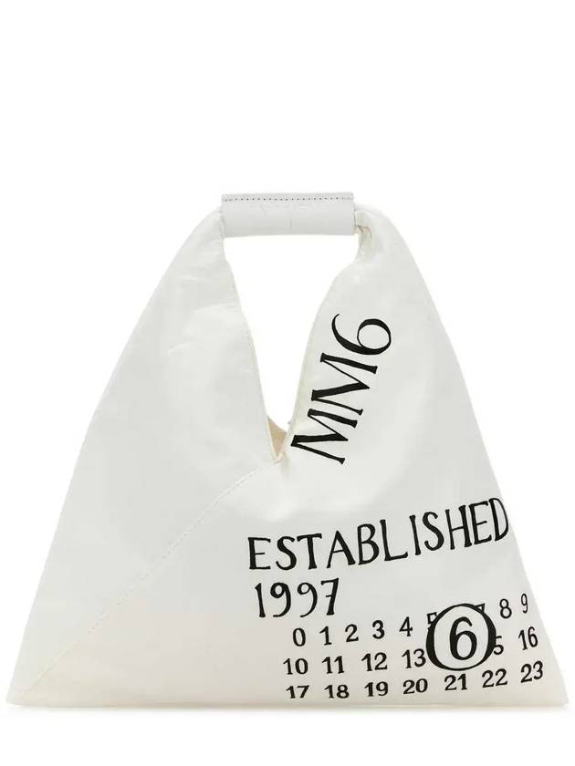 MM6 메종 마르지엘라 로고 프린트 미니 일본 토트백 SB6WD0013P7260_01