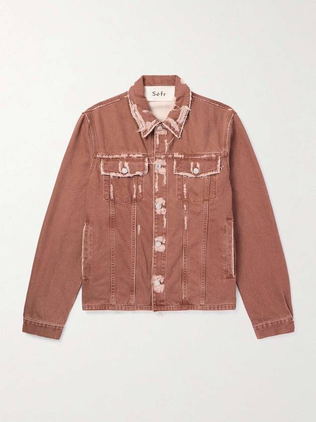 Sefr 남성 데님 자켓