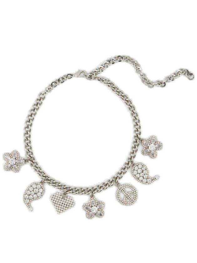 알레산드라 리치 임벨리시드 참-디테일 네크리스