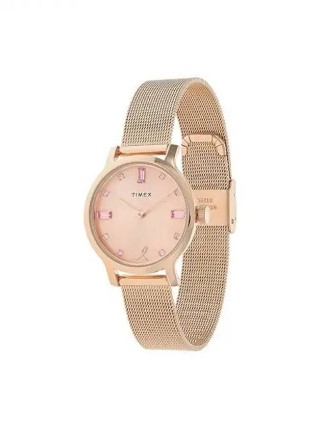 4145886 Timex 31 mm X BCRF Transcend 3 Hand Mesh Band Watch