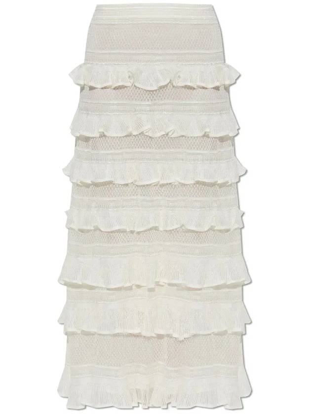 짐머만 일루미네이트 레이스 프릴 스커트 3723SS2510_IVO