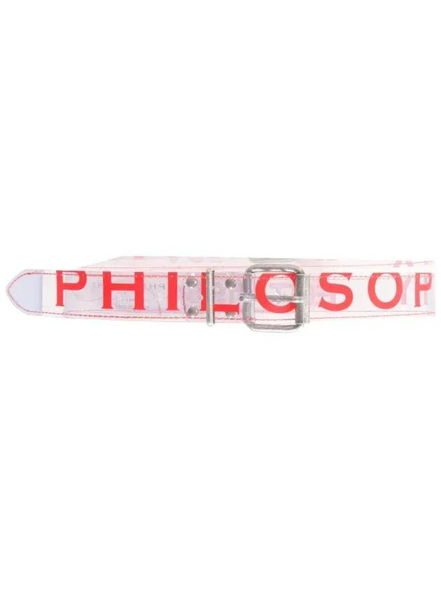 Philosophy Di Lorenzo Serafini 로고 프린트 버클 벨트 30040765_1115