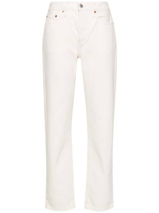 Levi'S High-Waisted Cotton Crop 501 Jeans