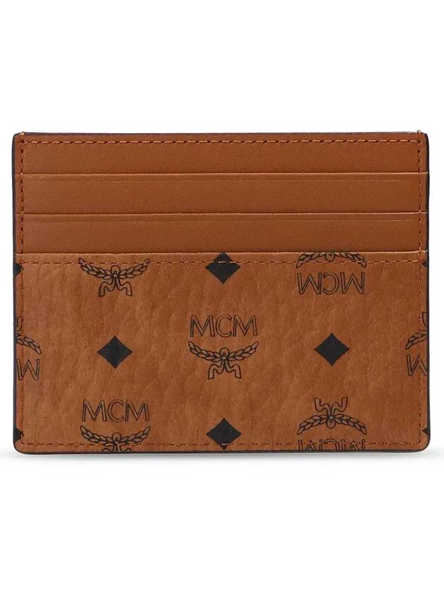 MCM 모노그램 프린트 머니 클립 카드홀더 MXCAAVI02_CO0COGNAC