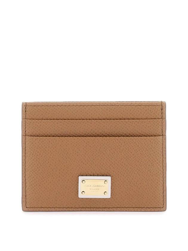 23 F W 돌체 앤 가바나 레더 카드 홀더 WITH 로고 플라크 돌체 GABBANA BI0330 A1001 8M417 B0230470049