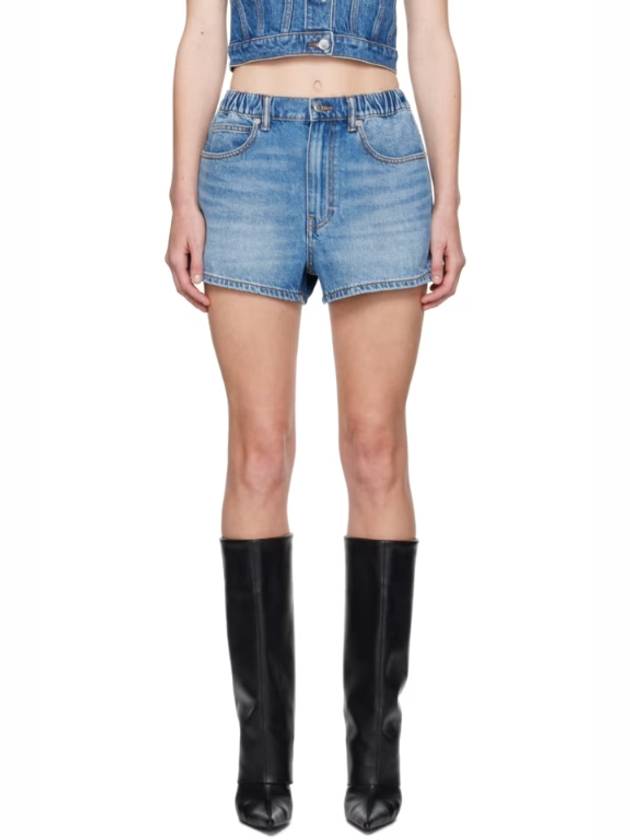 알렉산더왕 블루 마라톤 데님 쇼츠