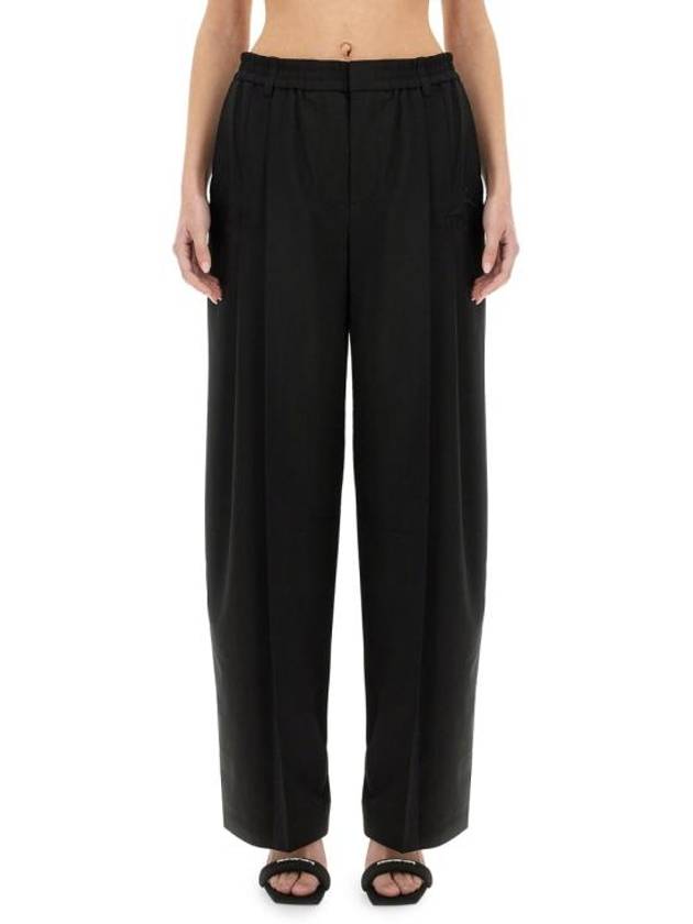 25SS 알렉산더 왕 스트레이트 팬츠 1WC2254811 001 BLACK