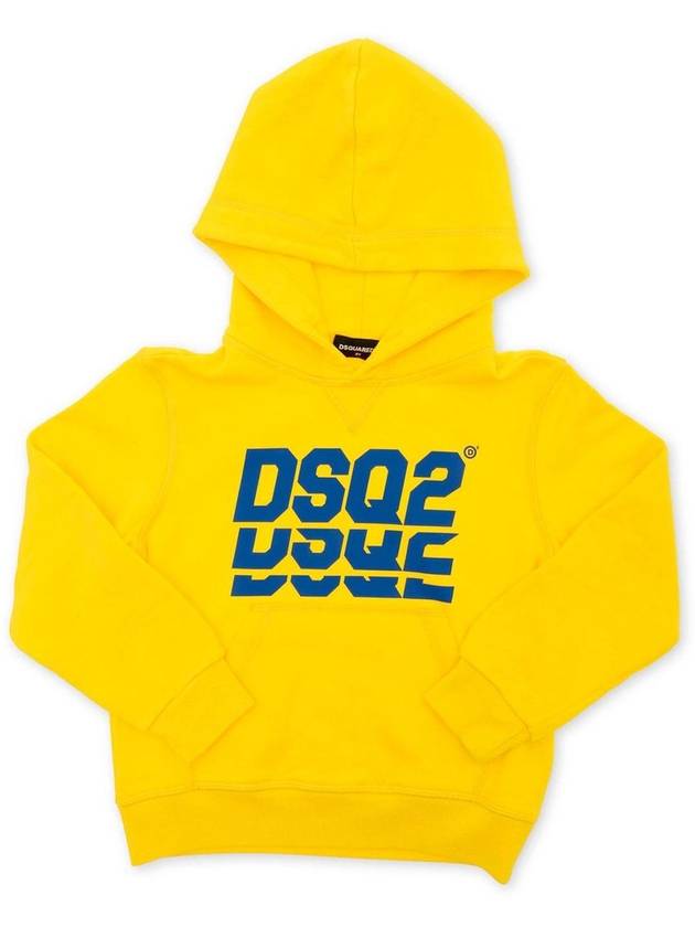Dsquared2 DSQ2 logo print sweatshirt in yellow