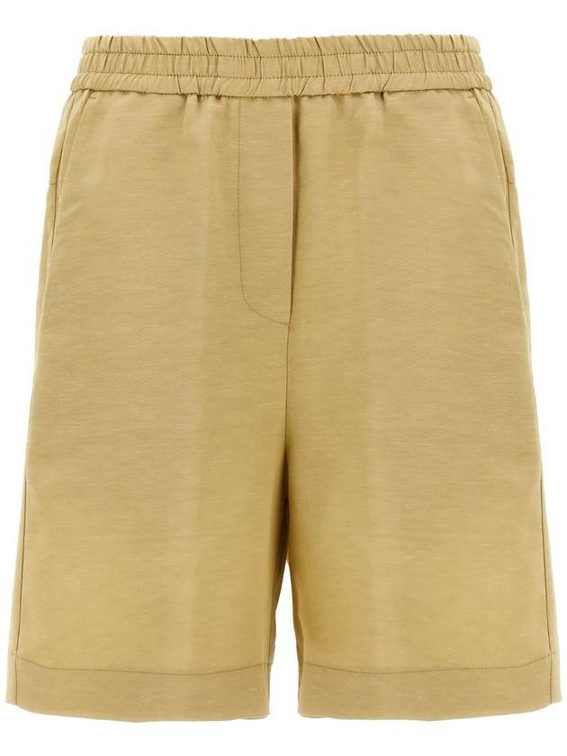 NUDE 리넨 버뮤다 반바지 1103E25210243