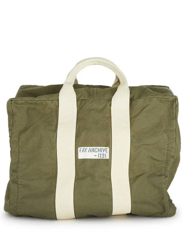 페이 로고 프린트 지퍼 맥시 토트 백 M7MF946094LUC2_V601