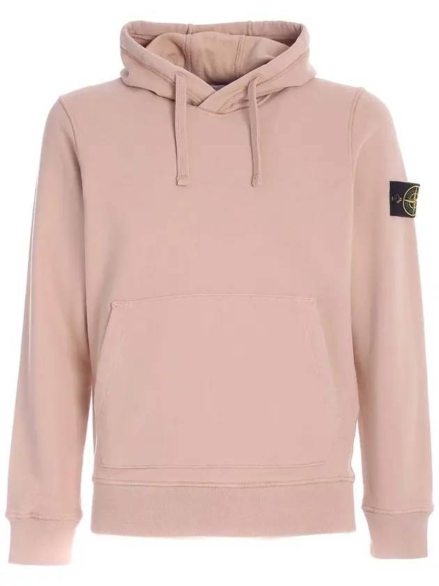 스톤아일랜드 와펜 기모 후드 엔틱로즈