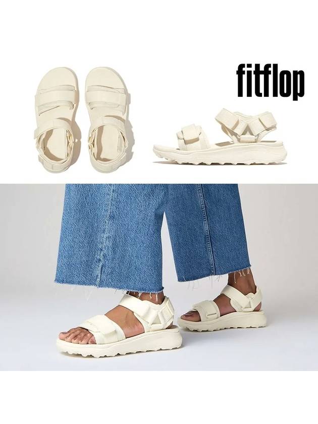 핏플랍 샌들 네오 조절 워킹 하이커 신발 크림