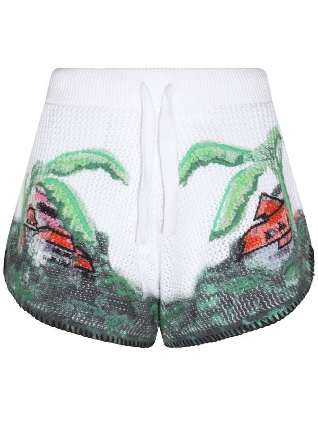 아미리 멀티컬러 코튼 에덴 락 CROCHET 쇼츠 PF23WKB021900 B0560955614