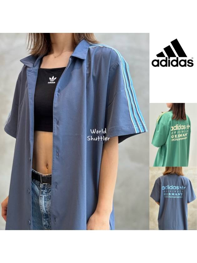 24SS 아디다스 반팔셔츠 오버핏셔츠 남녀공용