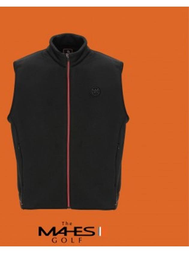 마헤스 남성 조끼 가디건 블랙 플레이어스 기모스판 베스트 GV30423