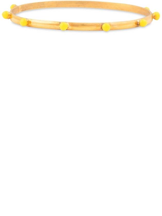 24 SS 실비아 톨레다노 여성 도츠 브레이슬릿 yellow enamel SLT8GPW9YELLLLLL00