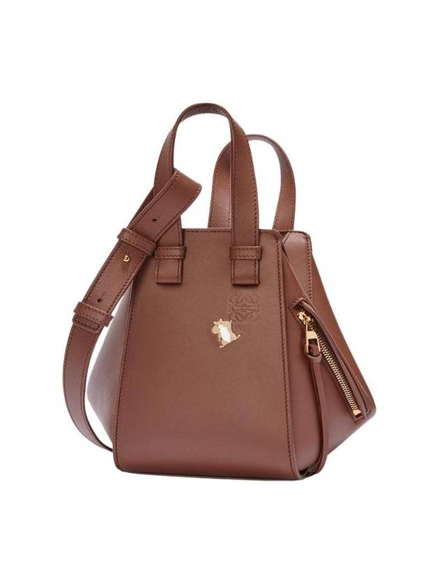 로에베 햄스터 나파 카프스킨 컴팩트 해먹백 하바나 A538H13X46 3605