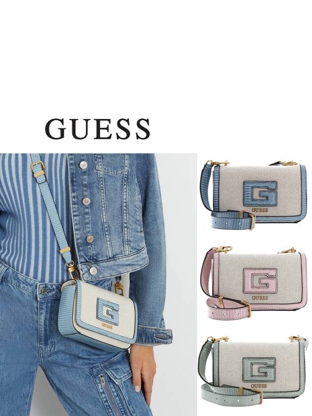 Guess 게스 가방 G 스테이터스 스트로 미니 플랩 크로스백 HWWK9198780