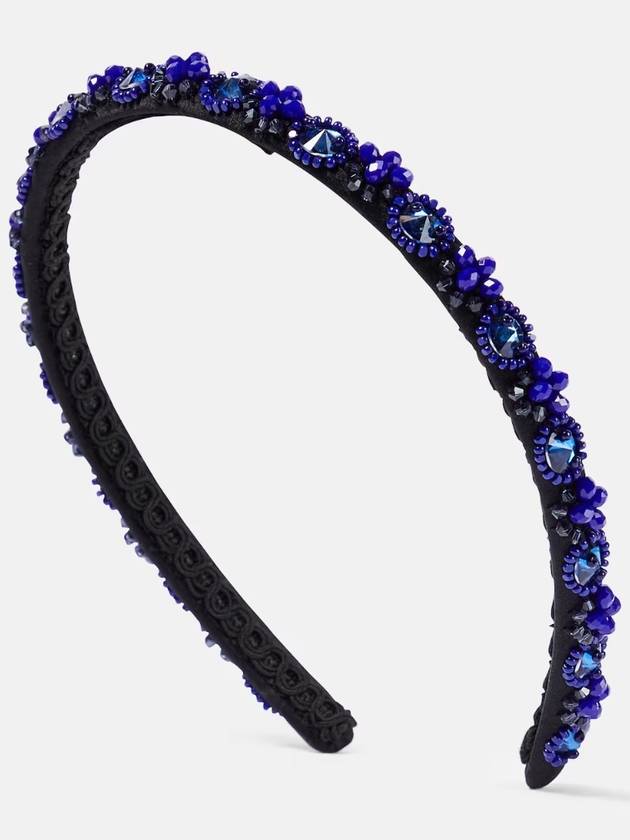 NB04 에르뎀 여성 헤어 악세사리 Embellished silk headband P00808593