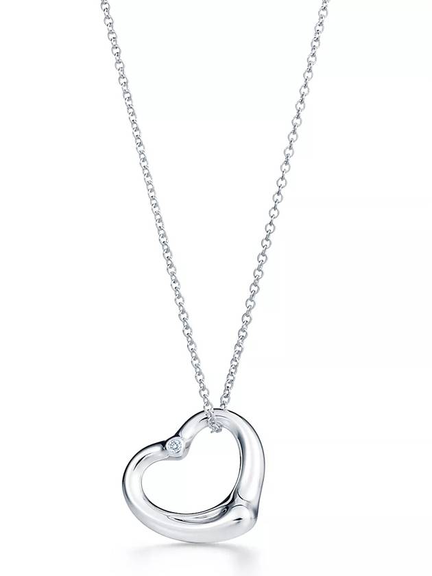 티파니앤코 오픈 하트 펜던트 다이아몬드 목걸이 60020295