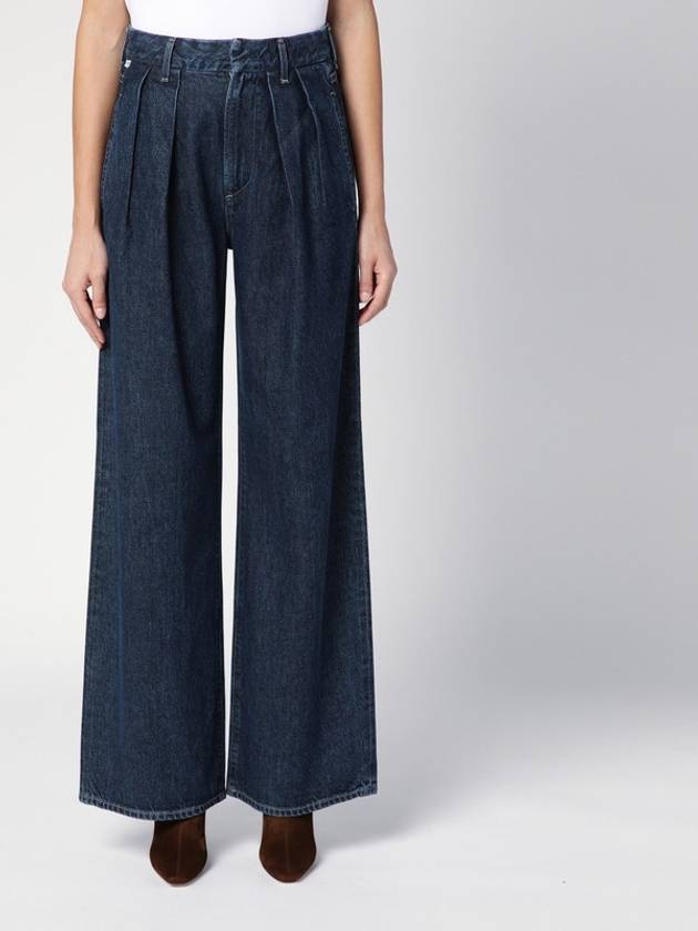 Citizens of Humanity Dark wide jeans with pleats