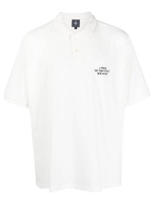23SS 제이프레스 폴로 티셔츠 KHOASS0051 SHORT SLEE WHITE WHITE