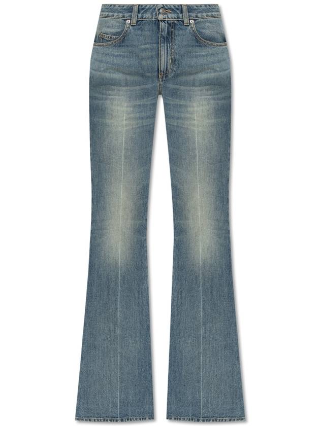 Alexander McQueen Jeans With Slightly Flared Legs Women's Blue