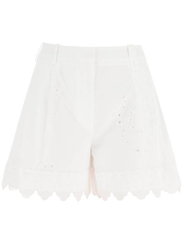 Simone Rocha 스캘럽 헴 하이웨이스트 쇼츠