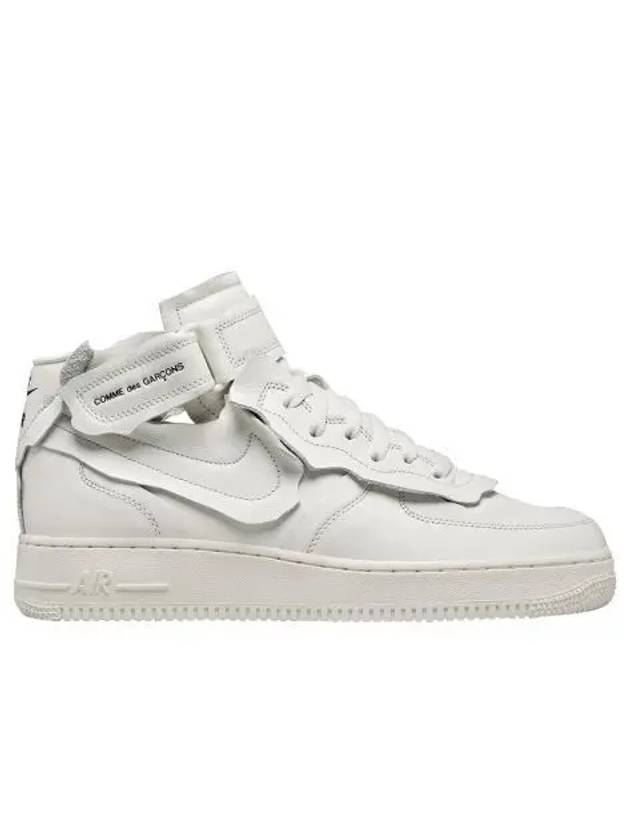 나이키 x 꼼데가르송 옴므 플러스 에어포스 미드 화이트 Nike x Comme des Garcons Homme Plus Air Force Mid White