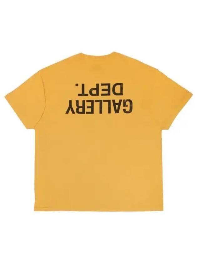 갤러리 디파트먼트 퍽드 업 로고 티셔츠 골드 Gallery Dept. Fucked Up Logo T Shirt Gold