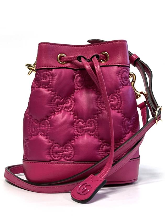 GUCCI구찌 GG 마몬트 마틀라세 스몰 버킷백 728231 5422