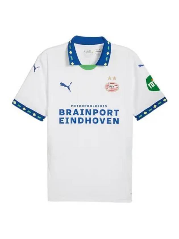 푸마 PSV 아인트호벤 24 25 3rd 저지 화이트 코발트 글레이즈 논 마킹 버전 Puma PSV Eindhoven 24 25 3rd Jersey White Cobalt Glaze Non Marking Ver.
