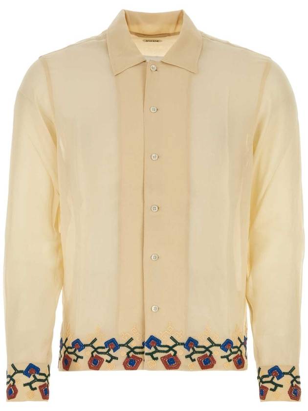 24SS Bode 샌드 실크 셔츠 MRS24SH003 CREAM 멀티