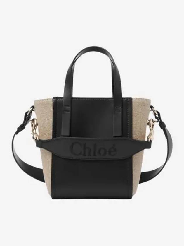 끌로에 센스 스몰 토트백 블랙 Chloe Sense Small Tote Bag Black