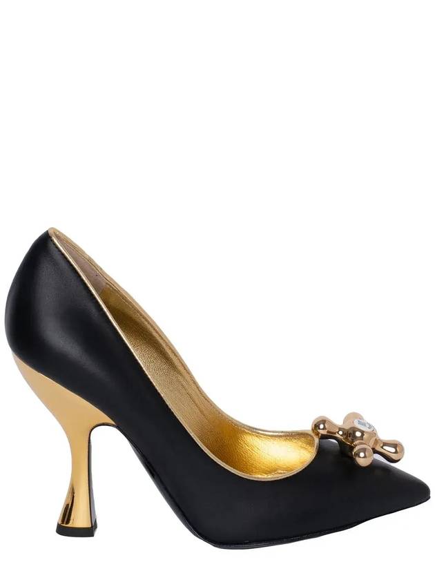 Moschino 탭 디테일 포인티드 토 펌프스 MA1037AC0FMF300B_3