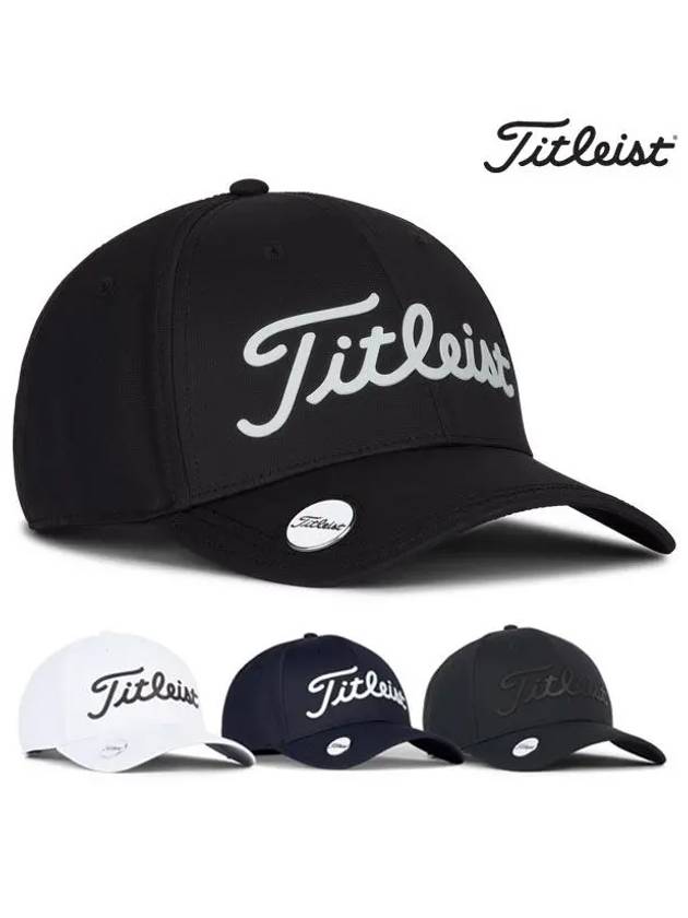 타이틀 리스트 플레이어스 퍼포먼스 볼마커 남성 골프모자 볼캡 캡형 캡모자 조절