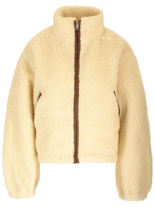 이자벨마랑 맥켄시 플레인 컬러드 시어링 에크루