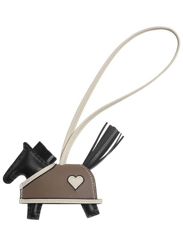 에르메스 로데오 로베오 꾀흐 PM 참 밀로 램스킨 누아 크레 에뚜쁘 누아 H086714CAAD