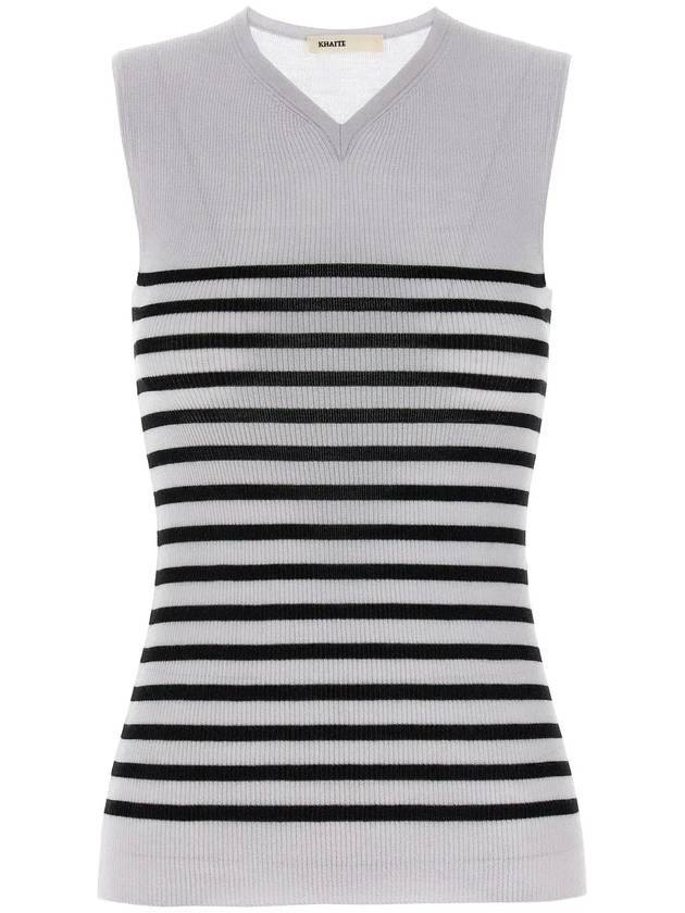 카이트 스트라이프 V넥 니트 탱크 탑 9831511K511_870