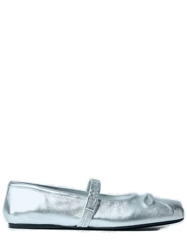 마르니 로고 엠보싱 발레 플랫 MJMS007700PR6_95N20